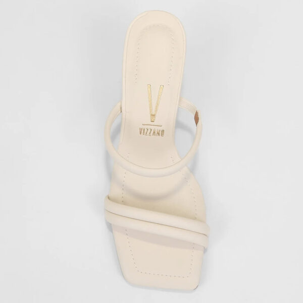 Tamanco Vizzano Salto Médio Feminino – Branco - Imagem 4