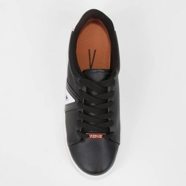 Tênis Vizzano Casual Cano Baixo Feminino – Preto+Branco - Imagem 5