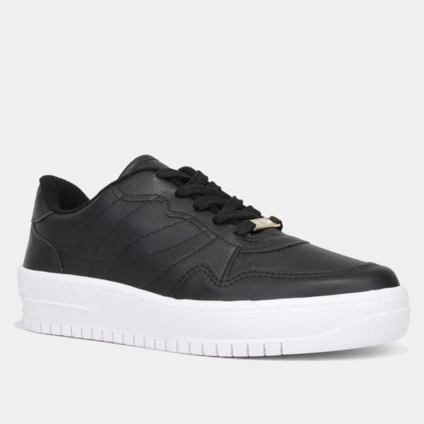 Tênis Vizzano Casual Feminino – Preto + Branco - Imagem 2
