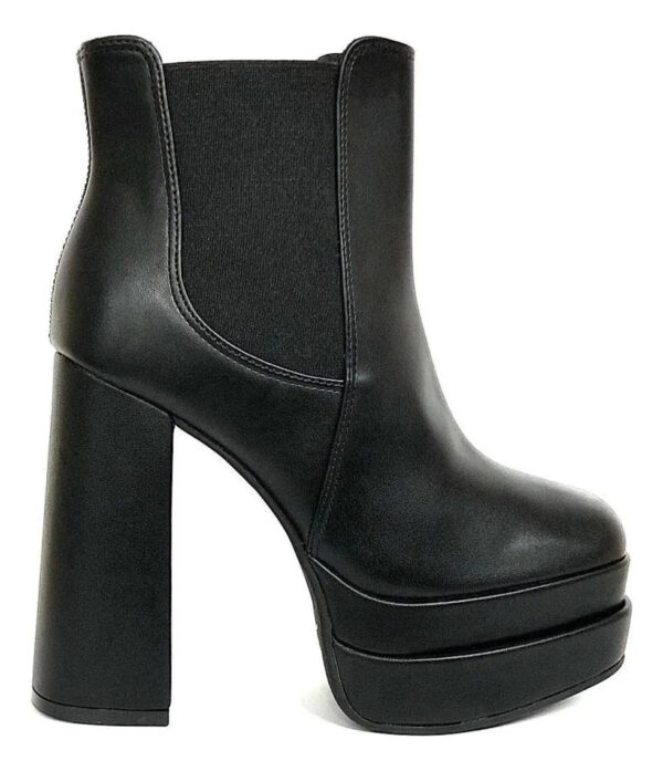 Bota Vizzano Meia Pata Double Salto Grosso Cano Curto