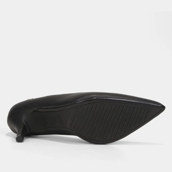 Scarpin Vizzano Salto Médio Bico Fino – Preto - Imagem 5