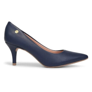 Scarpin Vizzano Feminino Salto Médio Bico Fino 1185.702 – Marinho