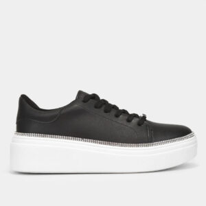 Tênis Vizzano Strass Feminino – Preto + Prata