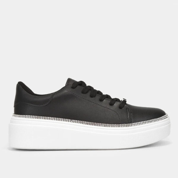 Tênis Vizzano Strass Feminino – Preto + Prata