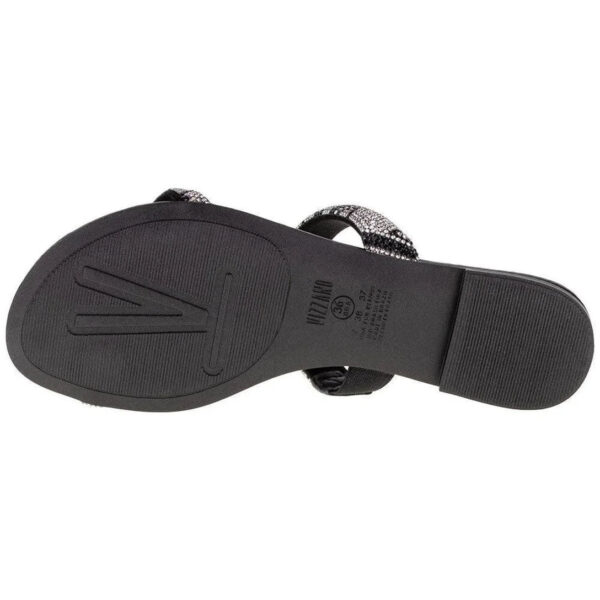 Sandália Feminina Rasteira Vizzano – Preto - Imagem 5