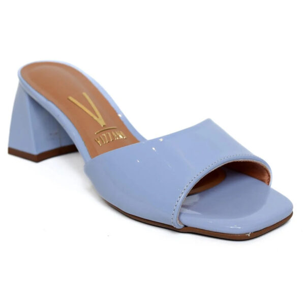 Tamanco Vizzano Verniz Salto Medio Bloco – Jeans - Imagem 2