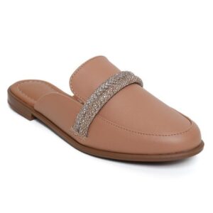 Mule Vizzano Com Brilho – Nude