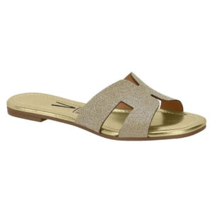 Rasteira Feminina Vizzano – Dourado