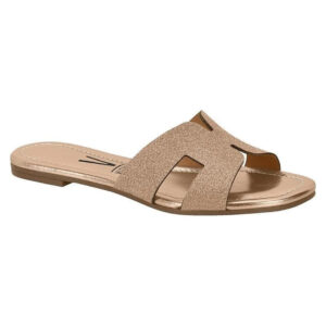 Rasteira Feminina Vizzano – Rose Gold