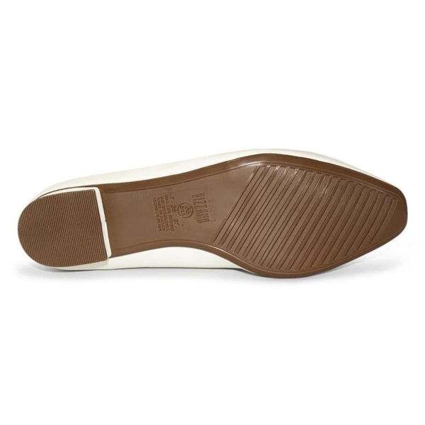 Mocassim Vizzano Feminino Enfeite 1351.106 – Off White - Imagem 5