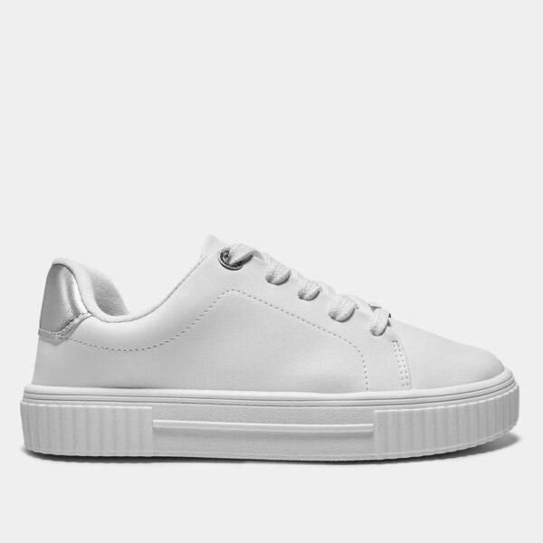 Tênis Vizzano Pelica Metalizado Premium Feminino – Branco