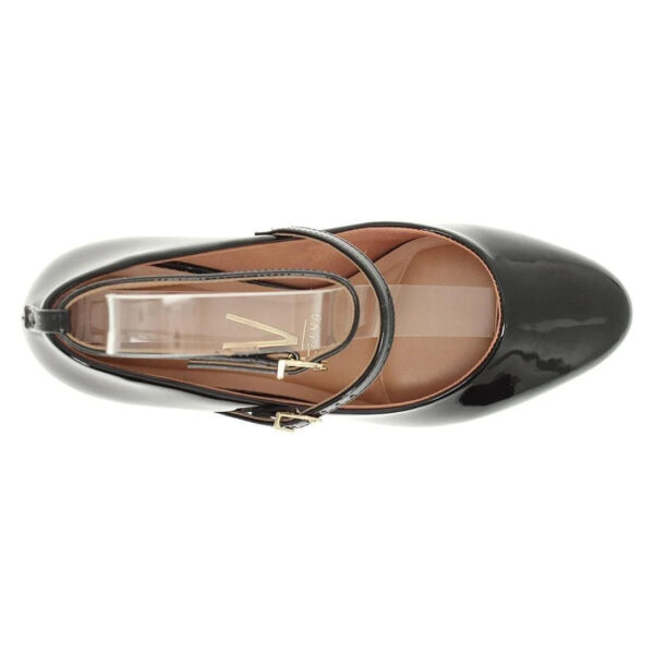 Sapato Vizzano 1423.102 Salto Grosso Mary Jane Boneca Verniz Feminino – Preto - Imagem 6