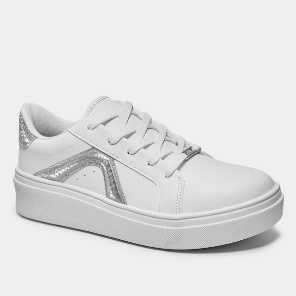 Tênis Vizzano Casual Feminino – Branco - Imagem 2