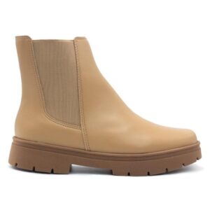 Bota Vizzano Feminina Chelsea Tratorada Napa 3101.100 – Marrom Claro