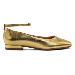 Sapatilha Vizzano Boneca Met Ref Salto Baixo Bico Quadrado – Dourado