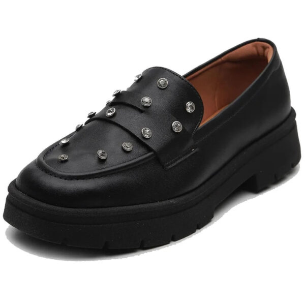 Mocassim Vizzano Tratorado Spikes Feminino – Preto - Imagem 2