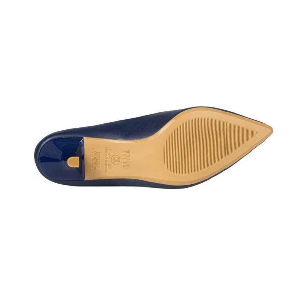 Sapato Scarpin Vizzano Bico Fino Pelica – Azul - Imagem 4