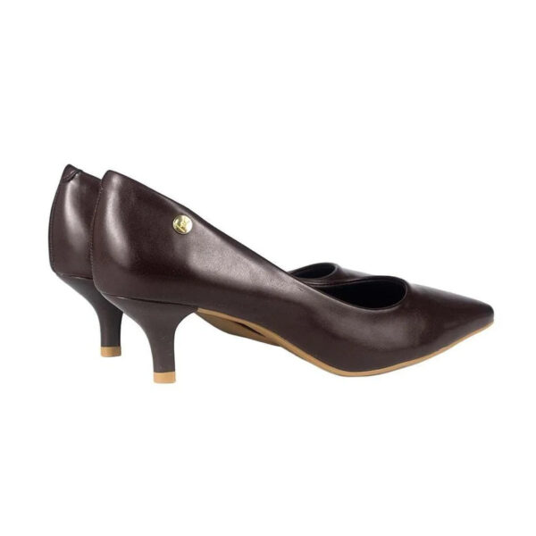 Sapato Scarpin Vizzano Clássico Salto Baixo – Marrom - Imagem 3