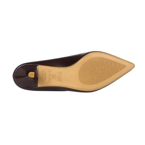 Sapato Scarpin Vizzano Clássico Salto Baixo – Marrom - Imagem 6