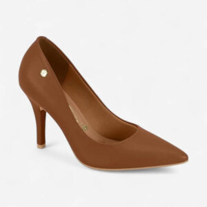 Sapato Scarpin Vizzano Salto Alto Marrom – Nude