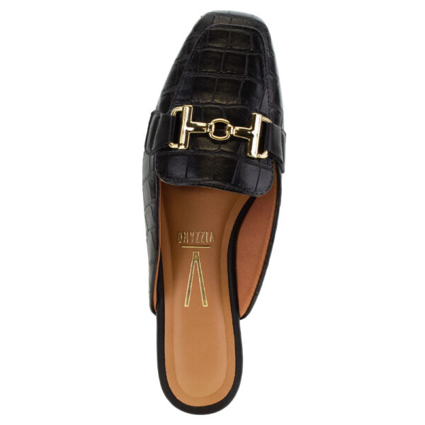 Sapato Feminino Mule Vizzano – 1369101 PRETO/CROCO 34 - Imagem 4