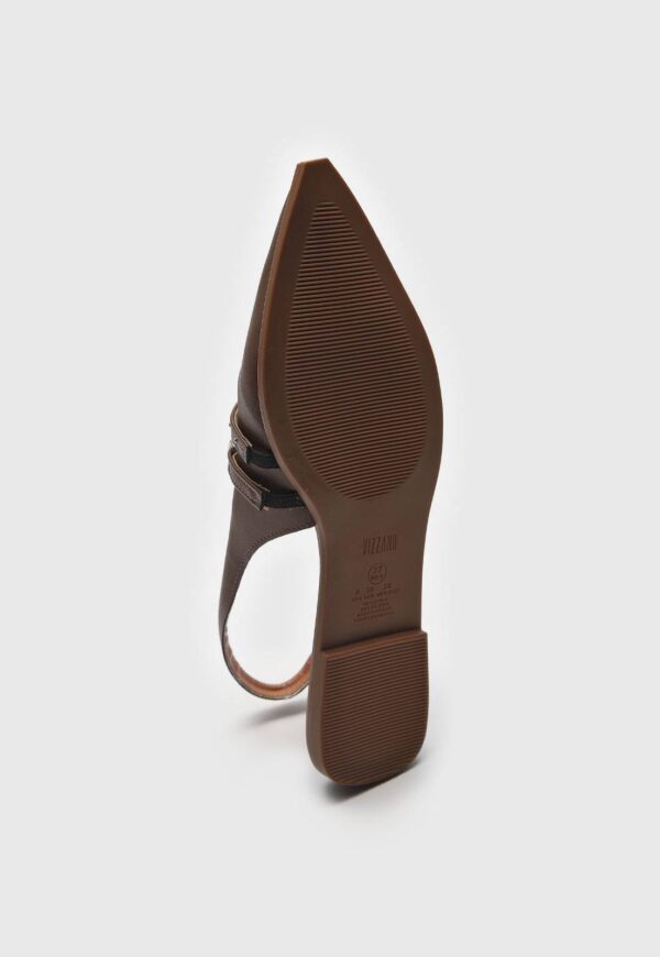 Sapatilha Slingback Vizzano Fivelas Vermelha | Marrom | Off-White - Imagem 17