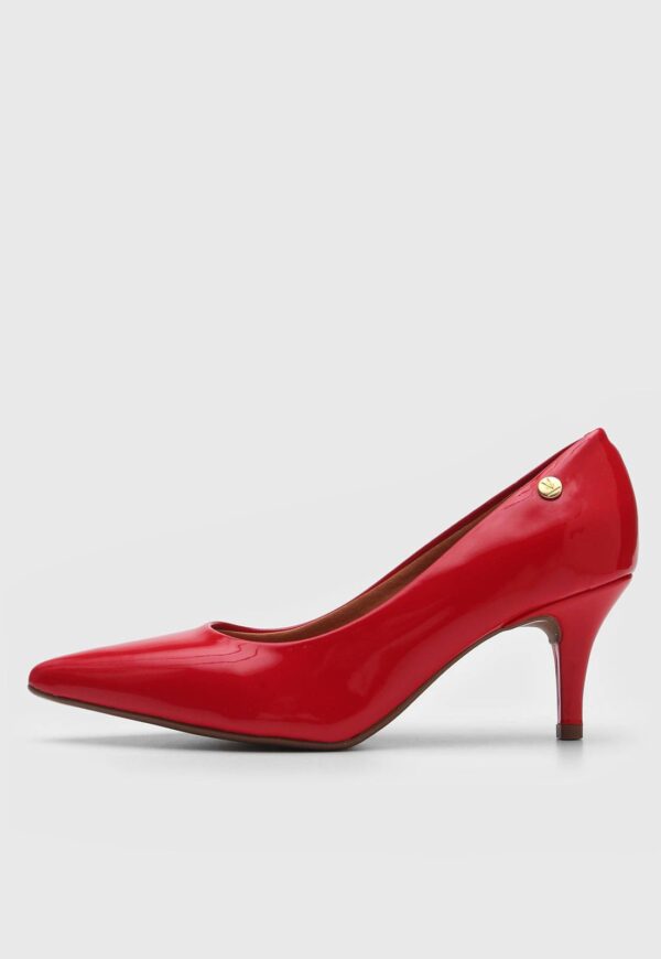 Scarpin Vizzano Verniz Preto | Vermelho - Imagem 3